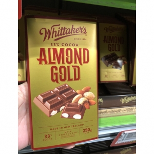 惠特克Whittakers Almond gold 杏仁巧克力