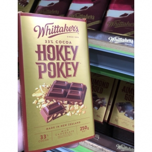惠特克Whittakers Hokey pokey 巧克力（香草味+太妃糖球，新西兰特产口味）