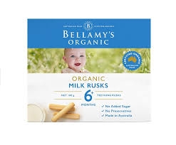 Bellamy's Organic Milk Rusks Teething Rusks 磨牙棒 100g