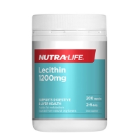NUTRALIFE Lecithin 1200mg 纽乐卵磷脂 200粒 新包装